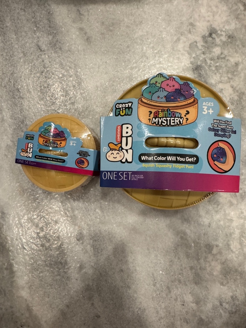 Rainbow Mystery Squishy Fidget Toy - Gold & Multicolor by BUN